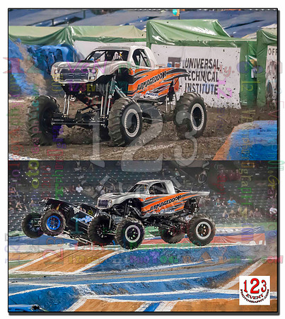 2016-02-13 MONSTER JAM® @ Angel Stadium Anaheim #3