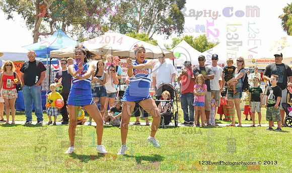 2013 Clairemont High Cheer Squad at Clairemont Family Day