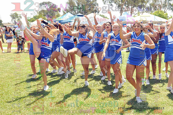 2013 Clairemont High Cheer Squad at Clairemont Family Day