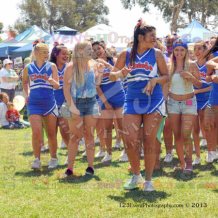 2013 Clairemont High Cheer Squad at Clairemont Family Day
