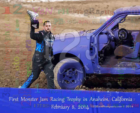 2014-02-08 MONSTER JAM® @ Anaheim #3 Angel Stadium