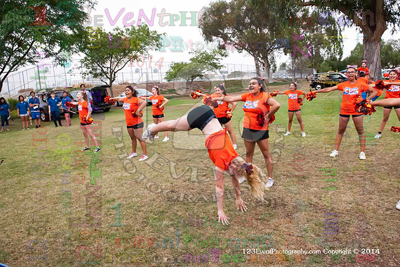 2014 Clairemont High Cheer Squad at Clairemont Family Day