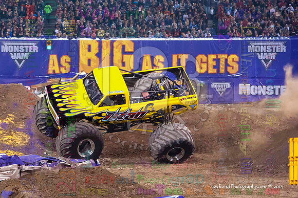 2014-01-11 MONSTER JAM® @ Anaheim Angel Stadium
