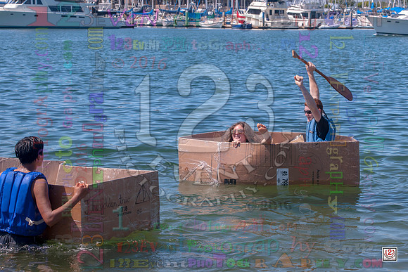 2016-17 HTHI 9th Grade Cardboard Boat