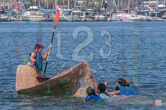 2016-17 HTHI 9th Grade Cardboard Boat