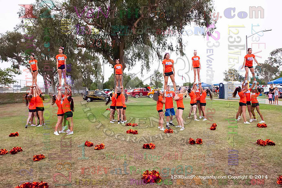 2014 Clairemont High Cheer Squad at Clairemont Family Day