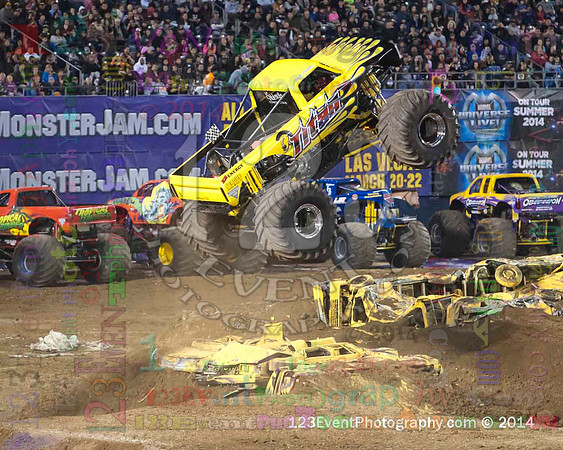 2014-01-18 MONSTER JAM® @ Qualcomm Stadium