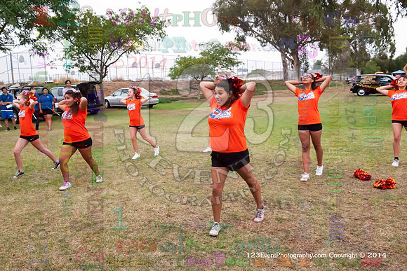 2014 Clairemont High Cheer Squad at Clairemont Family Day