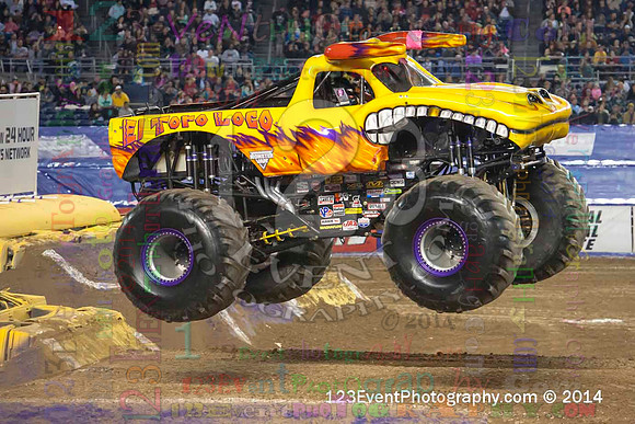2014-01-18 MONSTER JAM® @ Qualcomm Stadium