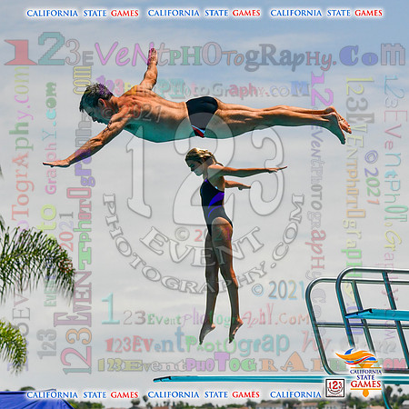 2021-07-17 BOYS & CO-ED Diving CA State Games