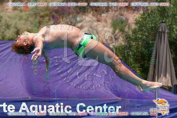 2021-07-17 BOYS & CO-ED Diving CA State Games