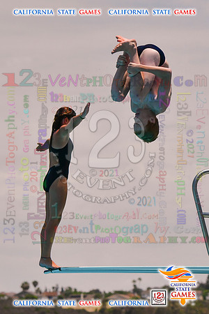 2021-07-17 BOYS & CO-ED Diving CA State Games