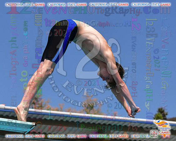 2021-07-17 BOYS & CO-ED Diving CA State Games