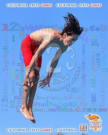 2021-07-17 BOYS & CO-ED Diving CA State Games