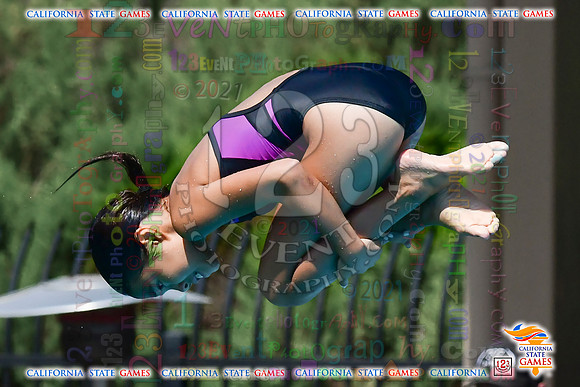 2021-07-17 GIRLS Diving CA State Games