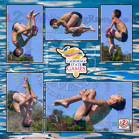 2021-07-17 BOYS & CO-ED Diving CA State Games