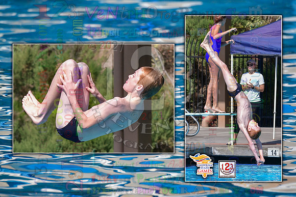 2021-07-17 BOYS & CO-ED Diving CA State Games