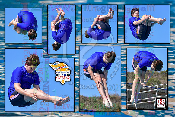 2021-07-17 BOYS & CO-ED Diving CA State Games