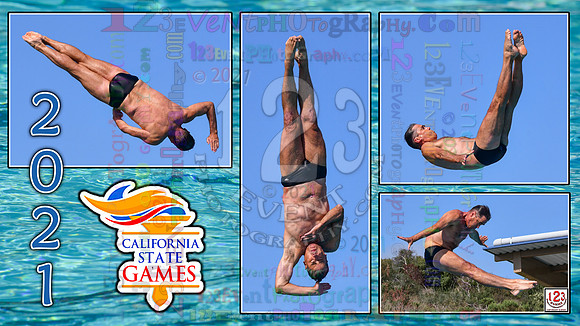 2021-07-17 BOYS & CO-ED Diving CA State Games