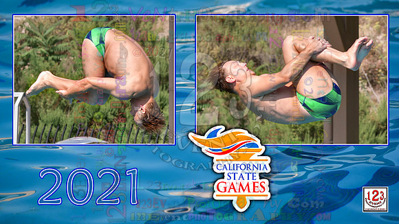 2021-07-17 BOYS & CO-ED Diving CA State Games