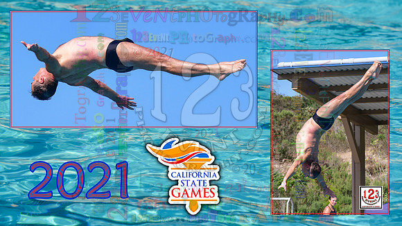 2021-07-17 BOYS & CO-ED Diving CA State Games