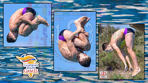 2021-07-17 BOYS & CO-ED Diving CA State Games
