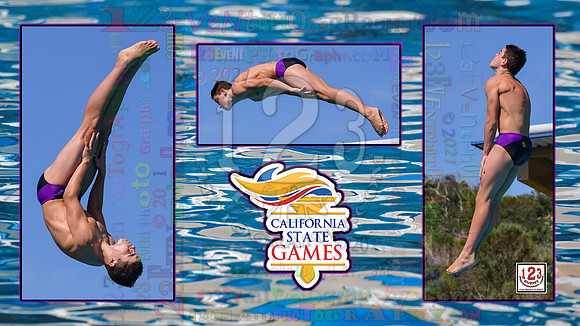 2021-07-17 BOYS & CO-ED Diving CA State Games