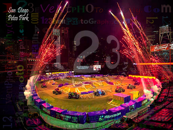 2015-01-31 MONSTER JAM® @ Petco Park, San Diego, CA