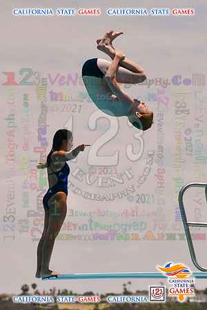 2021-07-17 BOYS & CO-ED Diving CA State Games