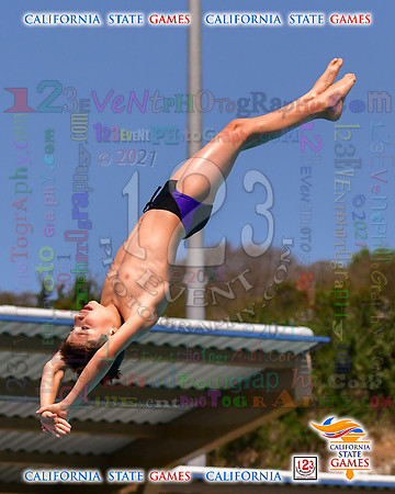 2021-07-17 BOYS & CO-ED Diving CA State Games