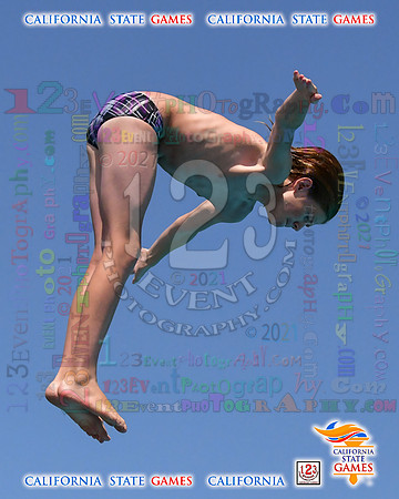 2021-07-17 BOYS & CO-ED Diving CA State Games