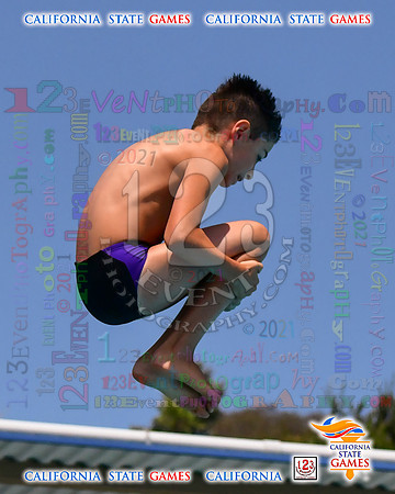 2021-07-17 BOYS & CO-ED Diving CA State Games