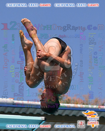 2021-07-17 BOYS & CO-ED Diving CA State Games