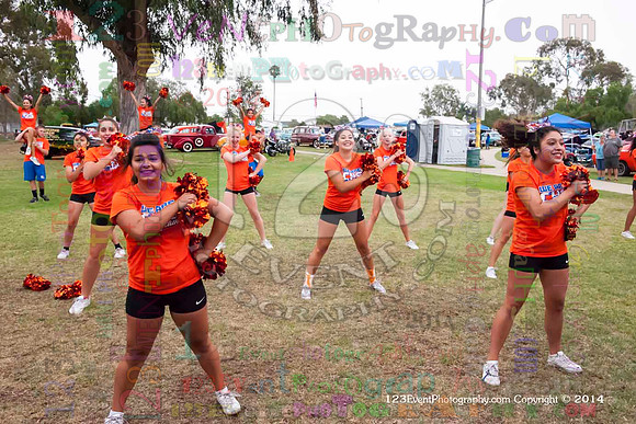 2014 Clairemont High Cheer Squad at Clairemont Family Day