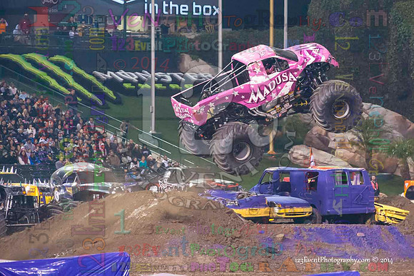2014-01-11 MONSTER JAM® @ Anaheim Angel Stadium