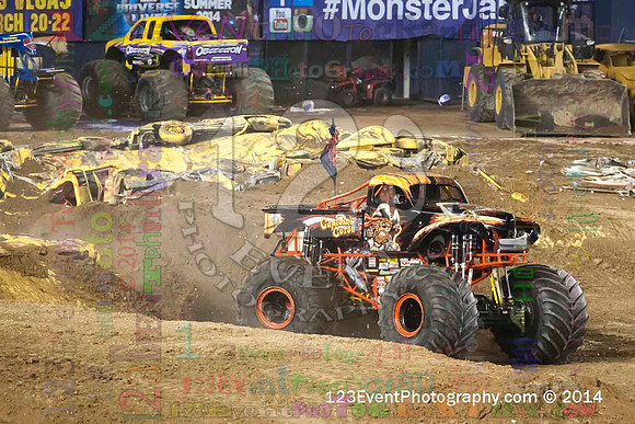2014-01-18 MONSTER JAM® @ Qualcomm Stadium