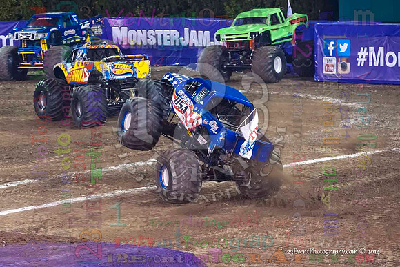2014-01-11 MONSTER JAM® @ Anaheim Angel Stadium