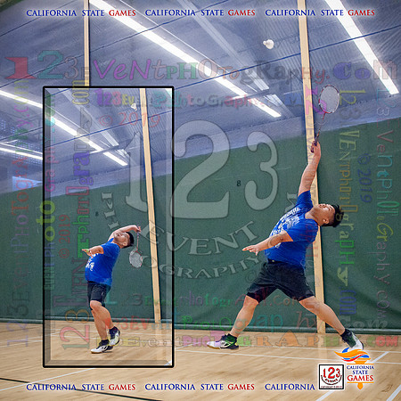 2019-07-28 CA State Games Badminton
