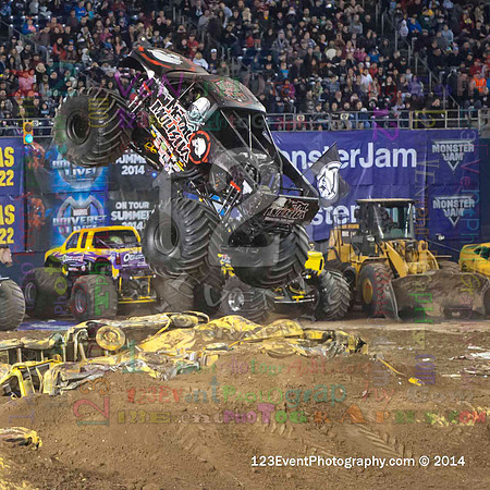 2014-01-18 MONSTER JAM® @ Qualcomm Stadium