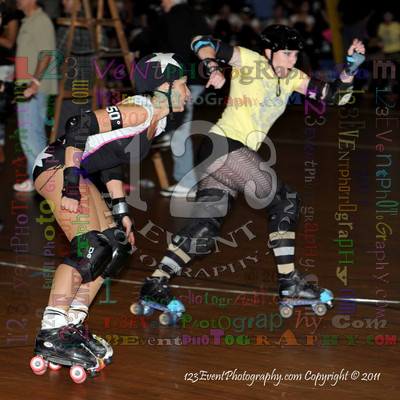 San Diego Starlettes vs. Tucson                                               Roller Derby Bout 2-5-11