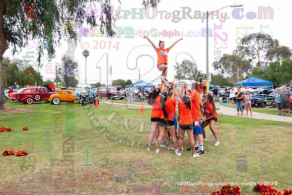 2014 Clairemont High Cheer Squad at Clairemont Family Day