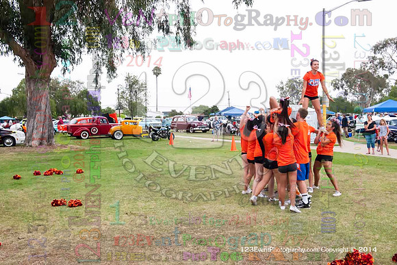 2014 Clairemont High Cheer Squad at Clairemont Family Day