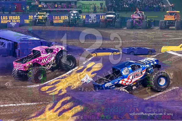 2014-01-11 MONSTER JAM® @ Anaheim Angel Stadium