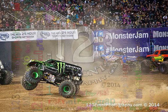 2014-01-18 MONSTER JAM® @ Qualcomm Stadium