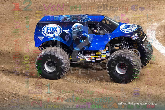 2014-01-11 MONSTER JAM® @ Anaheim Angel Stadium
