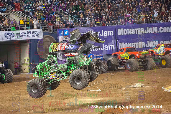2014-01-18 MONSTER JAM® @ Qualcomm Stadium