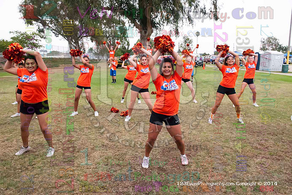 2014 Clairemont High Cheer Squad at Clairemont Family Day