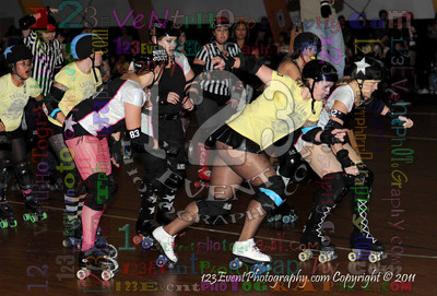 San Diego Starlettes vs. Tucson                                               Roller Derby Bout 2-5-11