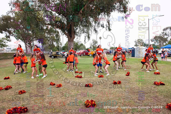 2014 Clairemont High Cheer Squad at Clairemont Family Day