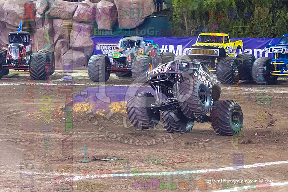 2014-01-11 MONSTER JAM® @ Anaheim Angel Stadium